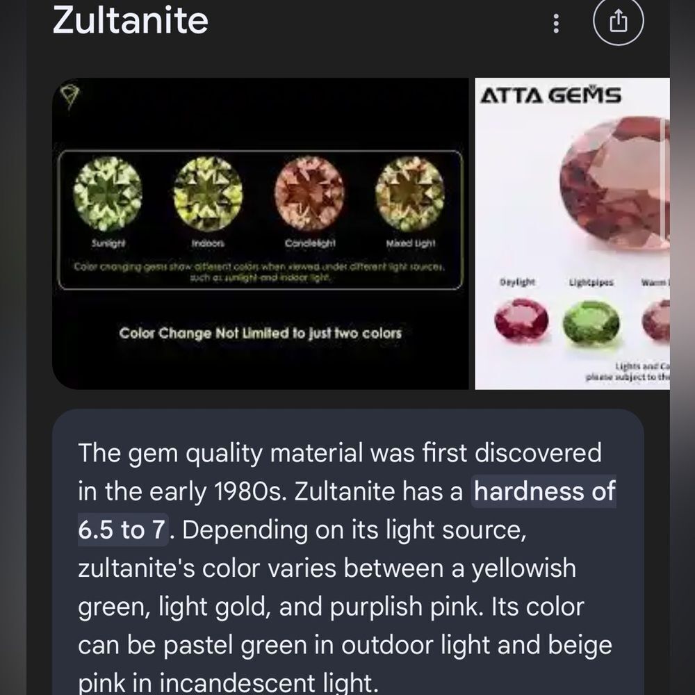 Zultanite arm cuff - Picture 5 of 5
